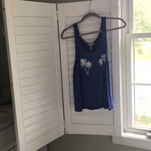 Soft sea blue tank top